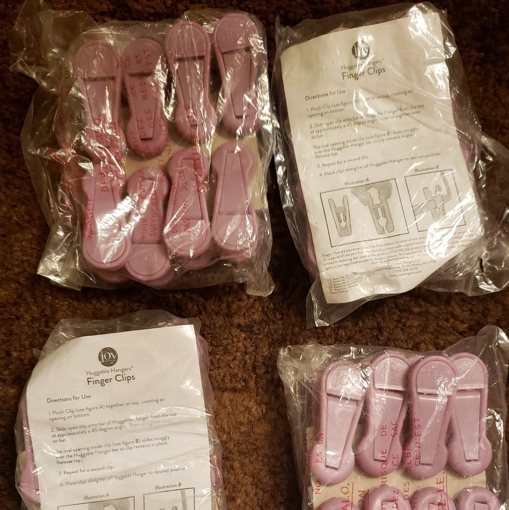 Joy Mangano Huggable Hangers Clips